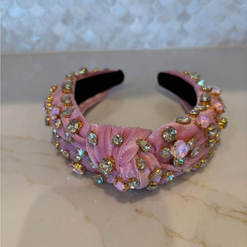 Embellished Pink Headband